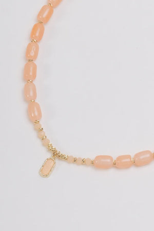 Carraig Donn Beaded Orange Stone Necklace