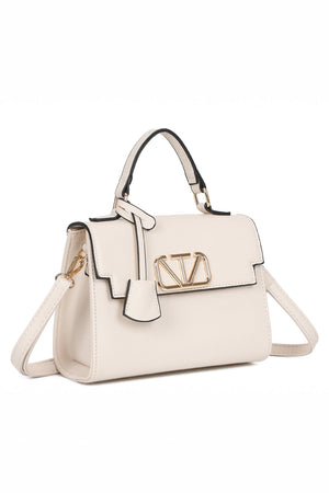 Carraig Donn Beige Grab Handle Flap Bag