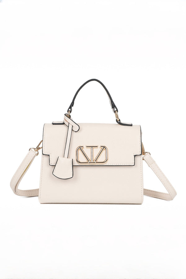 Carraig Donn Beige Grab Handle Flap Bag