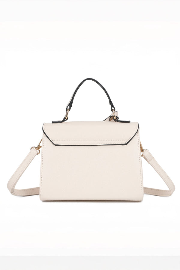 Carraig Donn Beige Grab Handle Flap Bag