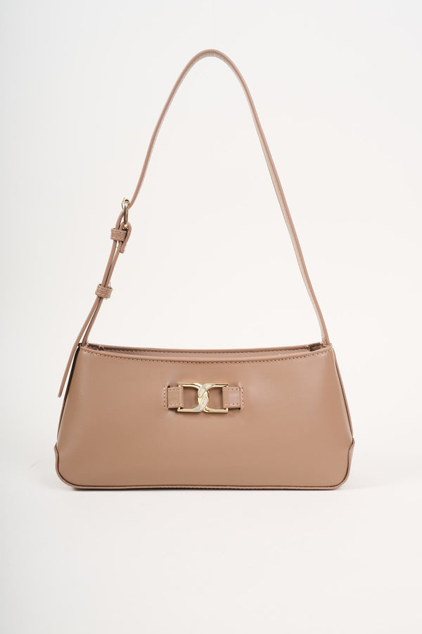 Carraig Donn Beige Link Detail Shoulder Bag