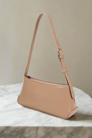 Carraig Donn Beige Link Detail Shoulder Bag