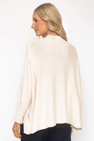 Carraig Donn Beige Rib Edge Polo Knit