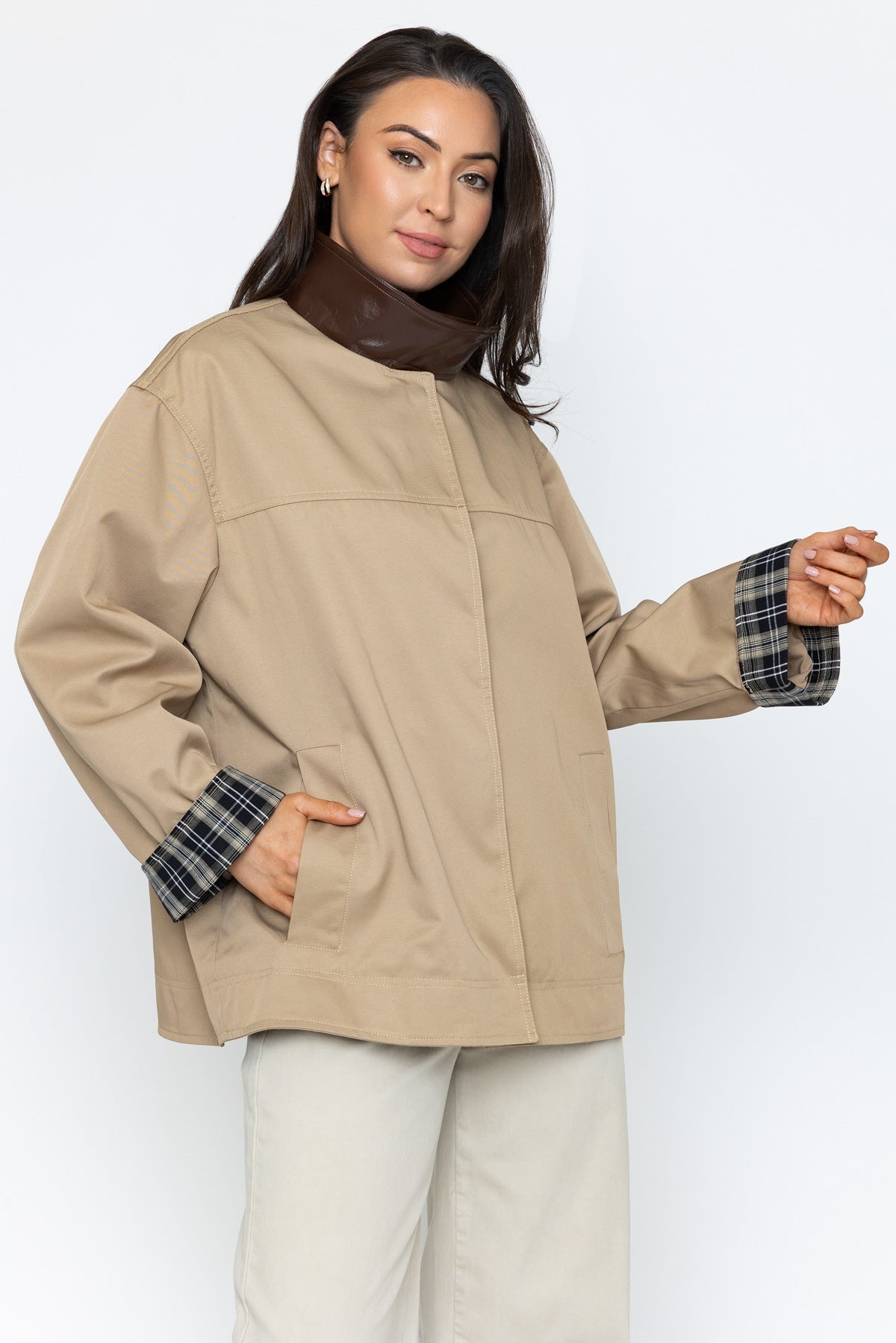 Beige Walking Jacket