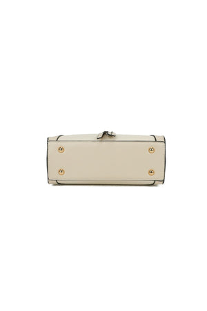 Carraig Donn Beige Zip Detail Grab Handle Bag