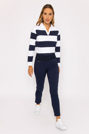 Carraig Donn Bengaline Pant in Navy
