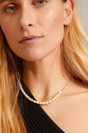 Carraig Donn Berthe Pearl Gold Plated Necklace