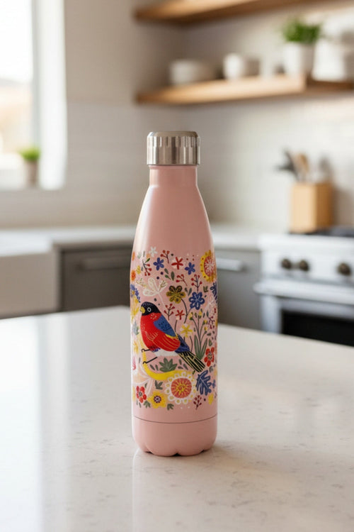 Birdy Metal Water Bottle Bullfinch