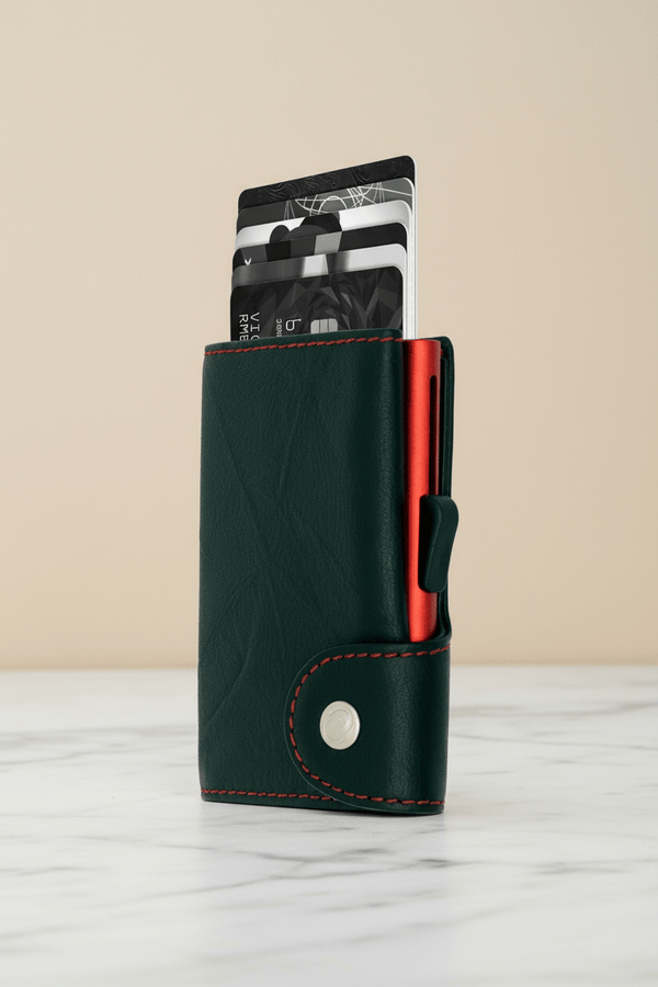 Carraig Donn Black and Red Cardholder