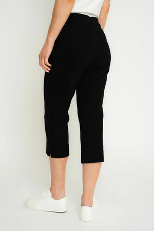 Carraig Donn Black Bengaline Cropped Trousers