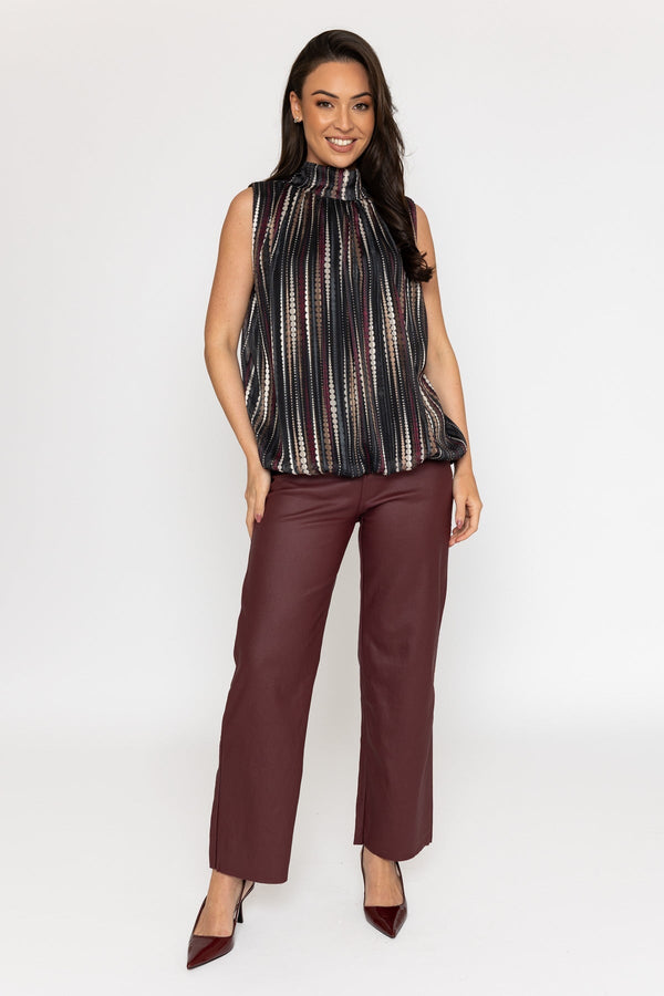 Carraig Donn Black Bow Back Halter Top