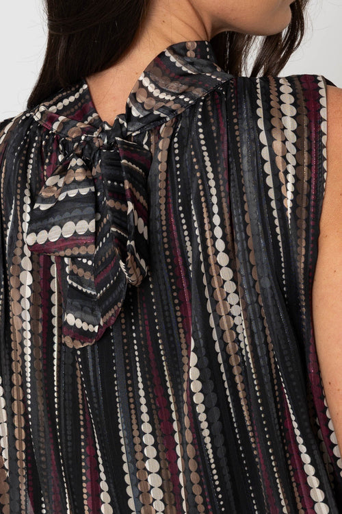 Carraig Donn Black Bow Back Halter Top