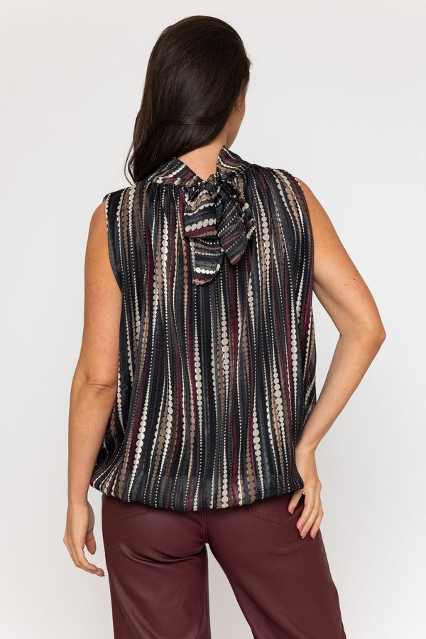 Carraig Donn Black Bow Back Halter Top