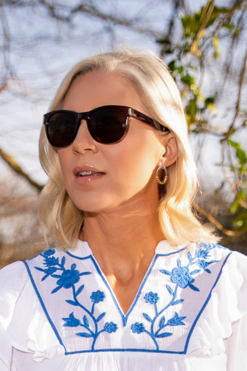 Black Classic Frame Sunglasses
