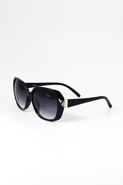 Carraig Donn Black Diamante Detail Sunglasses