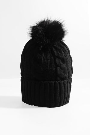 Carraig Donn Black Diamond Pattern Bobble Hat