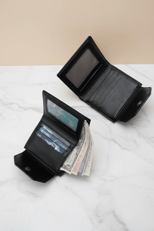 Carraig Donn Black Flap Over Purse