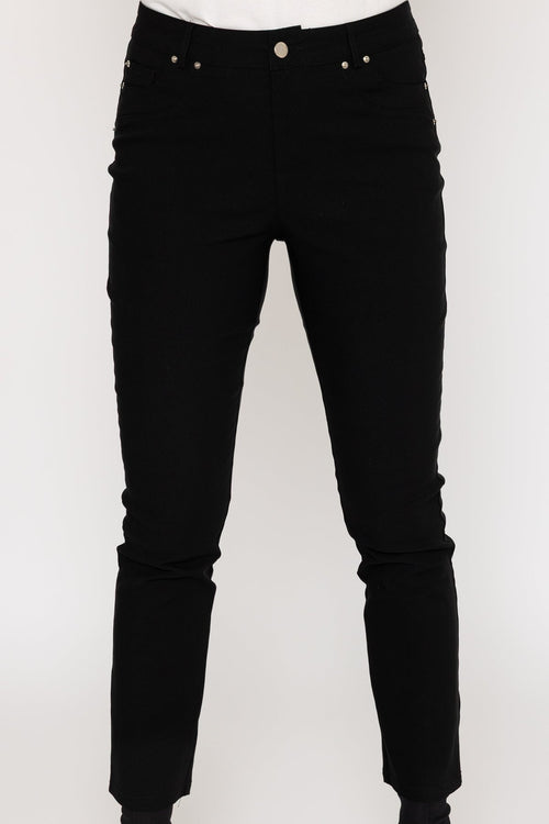 Carraig Donn Black Full Length Bengaline Trousers