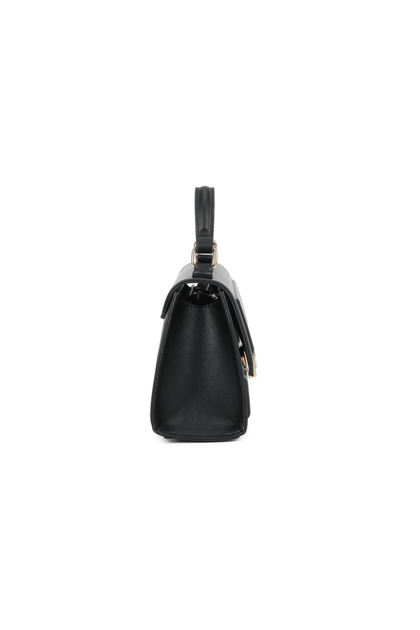 Carraig Donn Black Grab Handle Flap Over Bag