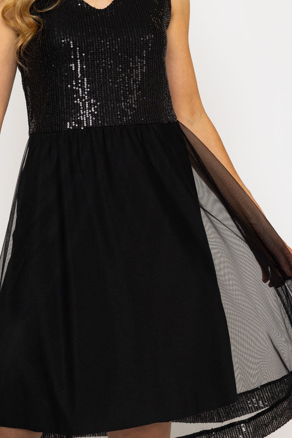 Carraig Donn Black Knee Length Zara Dress