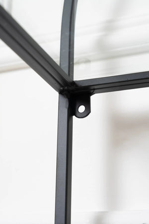 Carraig Donn Black Metal Bookcase