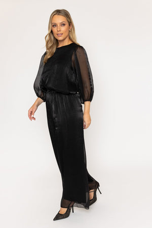 Carraig Donn Black Organza Trousers