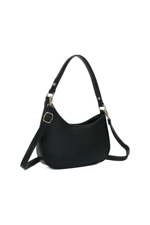 Carraig Donn Black Scoop Shoulder Bag