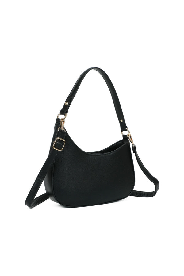 Carraig Donn Black Scoop Shoulder Bag