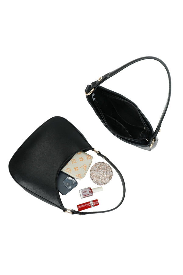 Carraig Donn Black Scoop Shoulder Bag