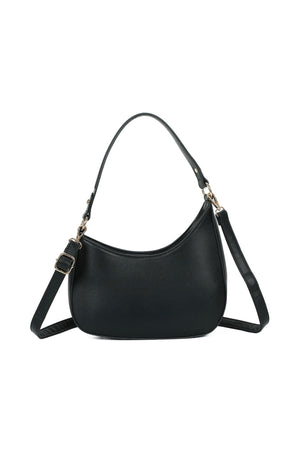 Carraig Donn Black Scoop Shoulder Bag