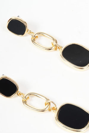 Carraig Donn Black Stone Earrings