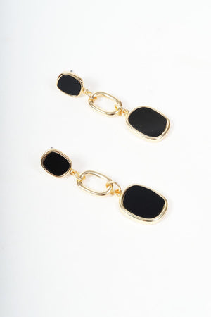 Carraig Donn Black Stone Earrings