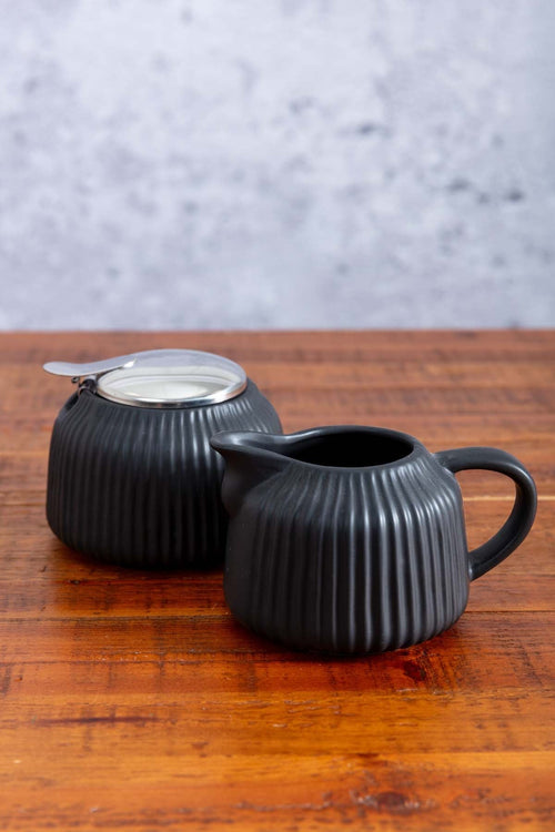 Black Sugar & Creamer Set