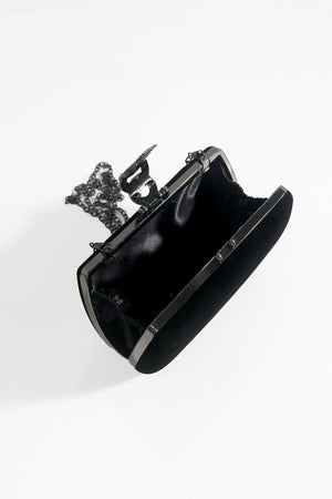 Carraig Donn Black Velvet Clutch