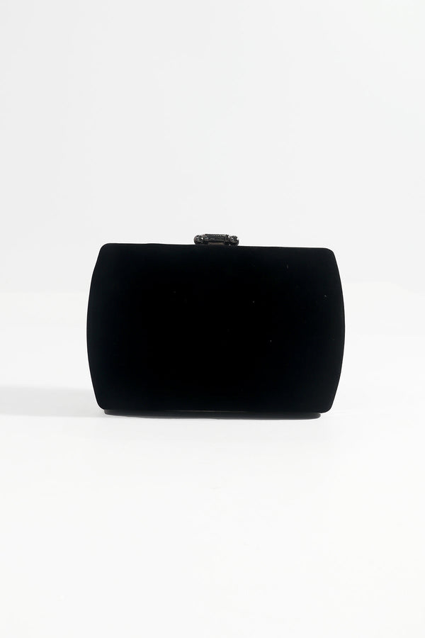 Carraig Donn Black Velvet Clutch