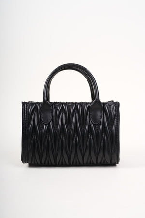 Carraig Donn Black Weave Mini Bag