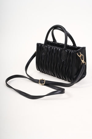 Carraig Donn Black Weave Mini Bag
