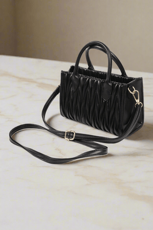 Carraig Donn Black Weave Mini Bag