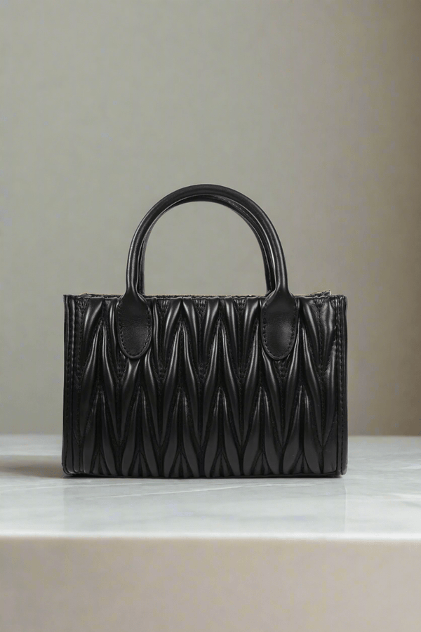 Carraig Donn Black Weave Mini Bag