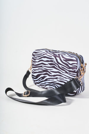 Carraig Donn Black Zebra Camera Bag