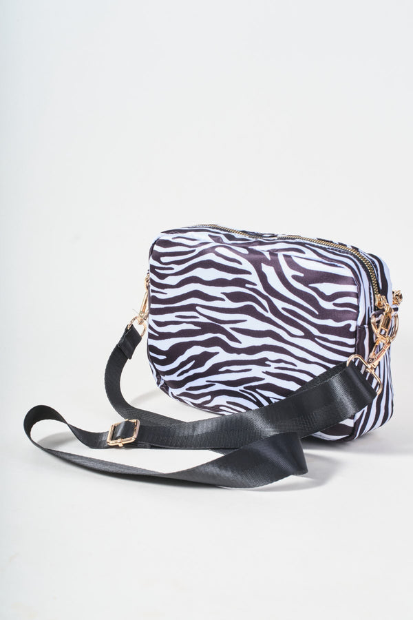 Carraig Donn Black Zebra Camera Bag
