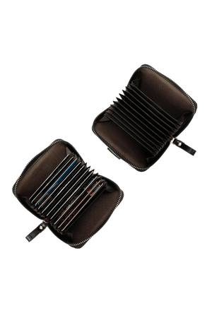 Carraig Donn Black Zip Tab Purse