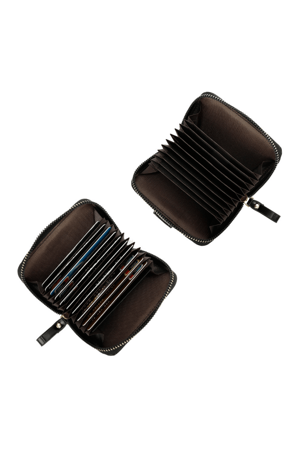 Carraig Donn Black Zip Tab Purse