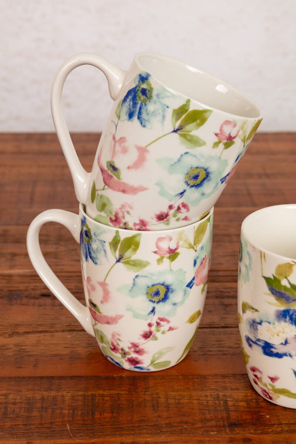 Carraig Donn Bloom Ceramic Mug Set Of 4
