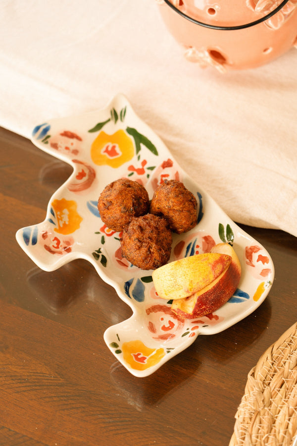 Carraig Donn Blossom Cow Plate