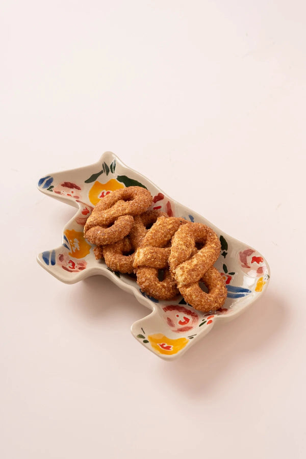 Carraig Donn Blossom Cow Plate