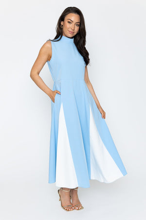 Carraig Donn Blue Beatrice Midi Dress