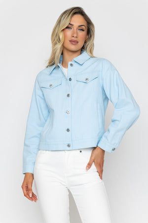 Carraig Donn Blue Cotton Rich Casual Jacket