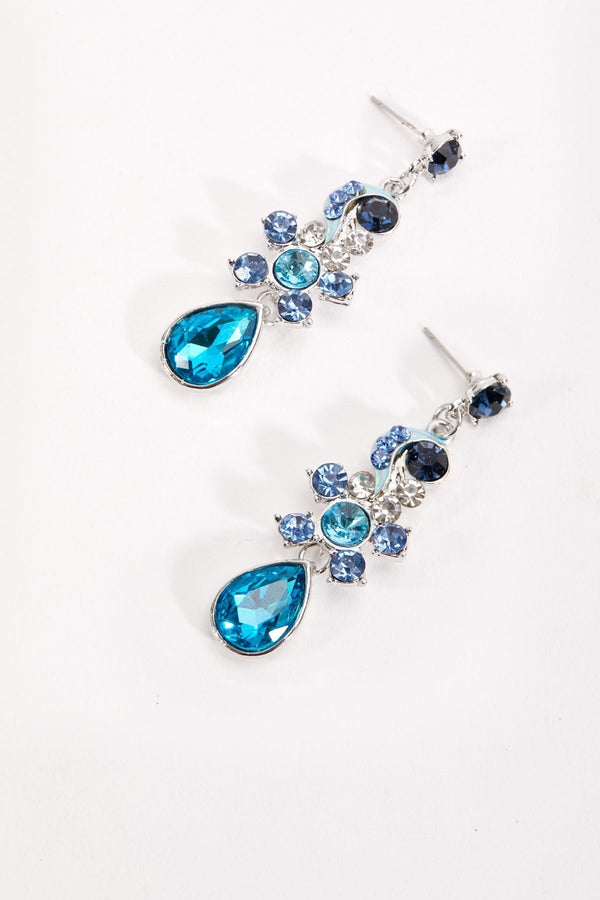 Carraig Donn Blue Crystal Earrings