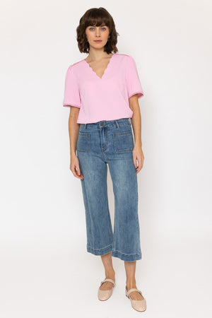 Carraig Donn Blue Denim Jeans with Front Pockets
